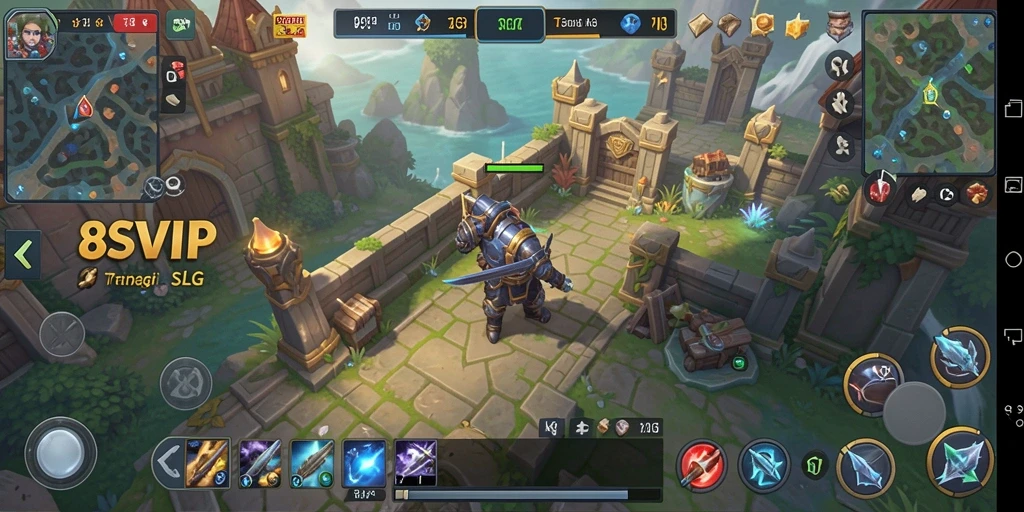 Tampilan menarik gameplay SLG di 8SVIP