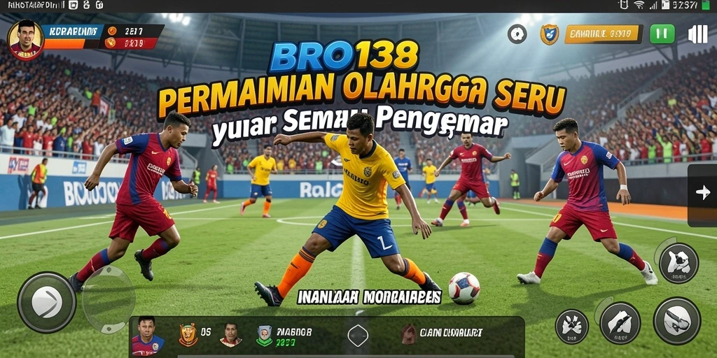 Tampilan gameplay menarik dari BRO138 yang menampilkan aksi olahraga yang seru.