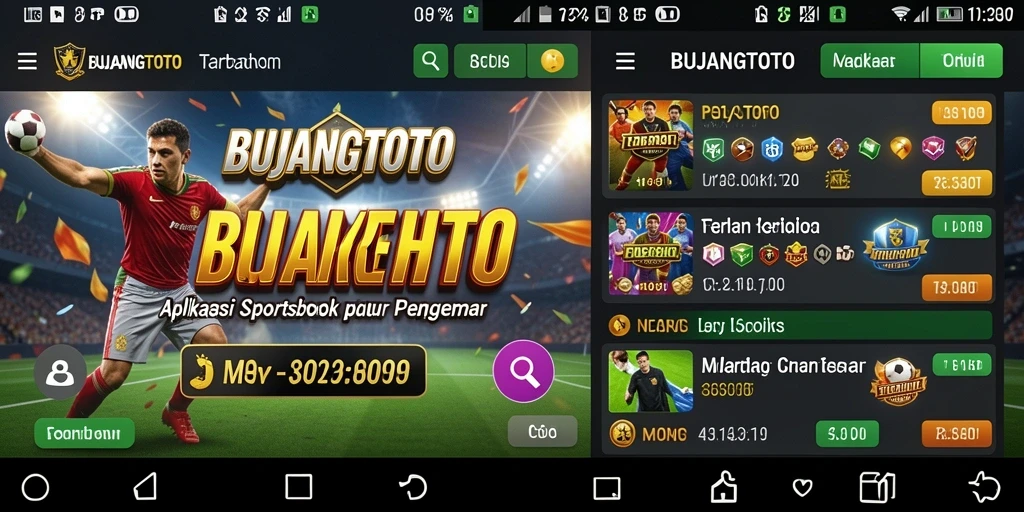 Tampilan antarmuka BUJANGTOTO yang menarik dan mudah digunakan.