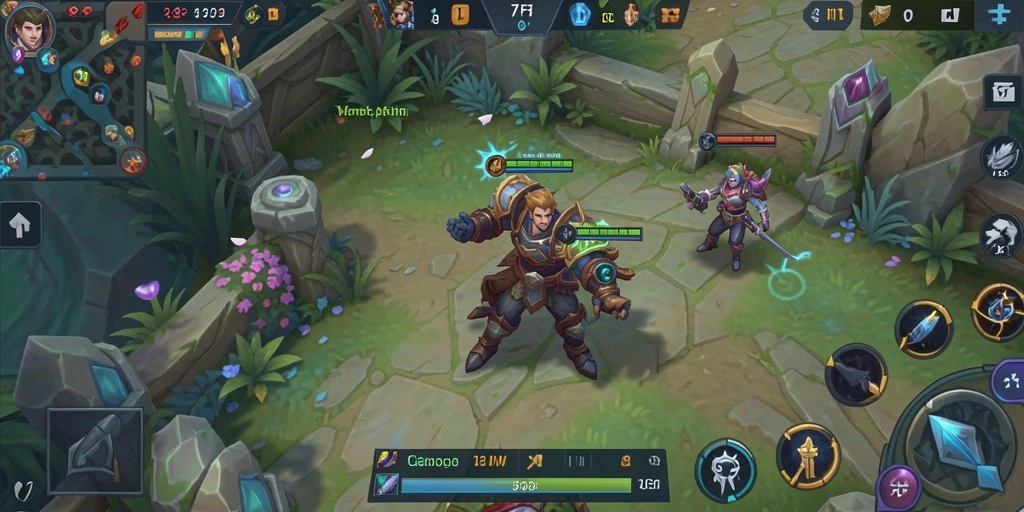 Gameplay seru F7F7 dalam pertempuran MOBA yang mendebarkan.