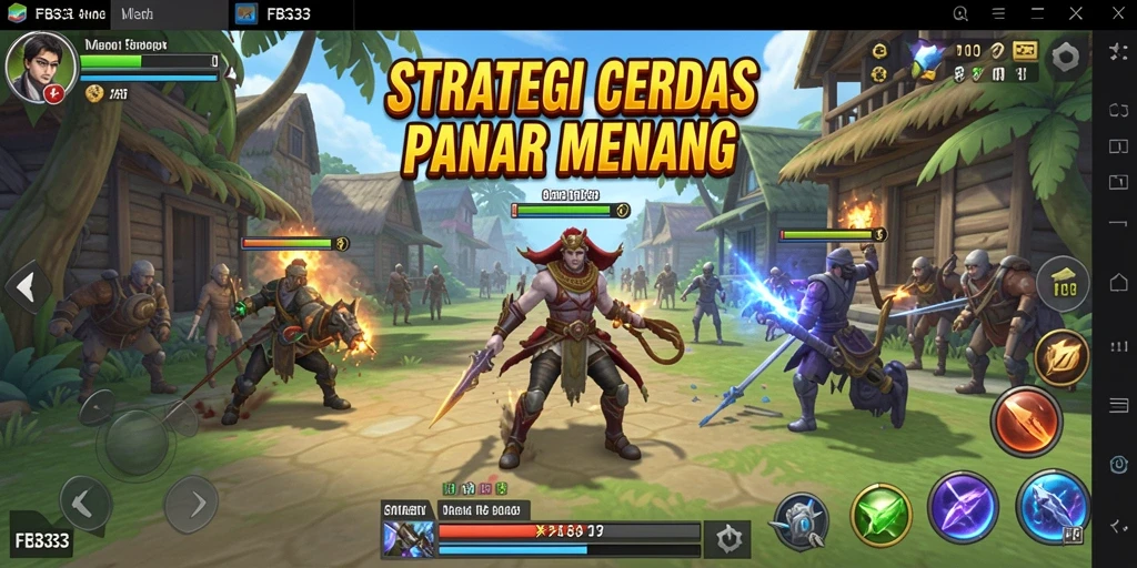 Tangkapan layar FB333 menunjukkan momen intens dalam pertempuran strategi.