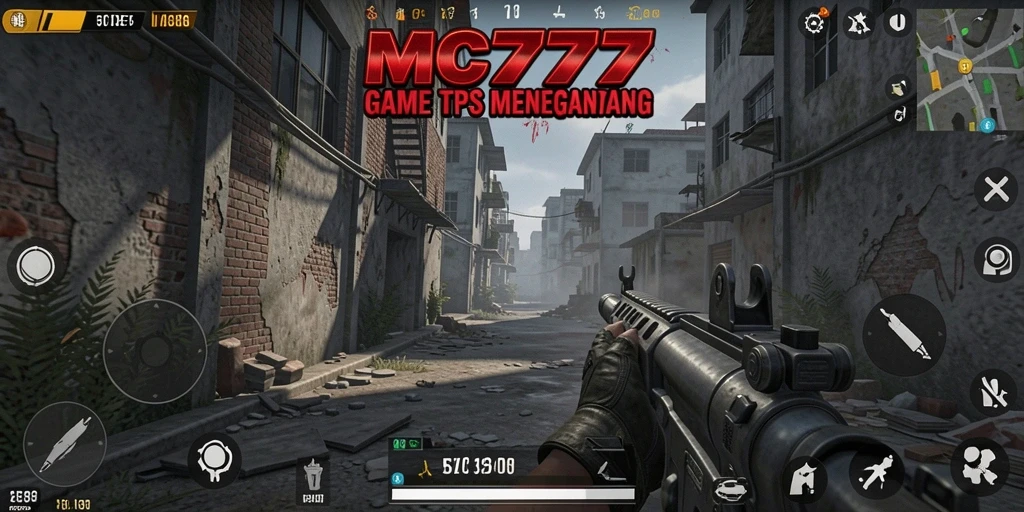 Tampilan gameplay mendebarkan dari MC777 dengan aksi TPS yang intens.