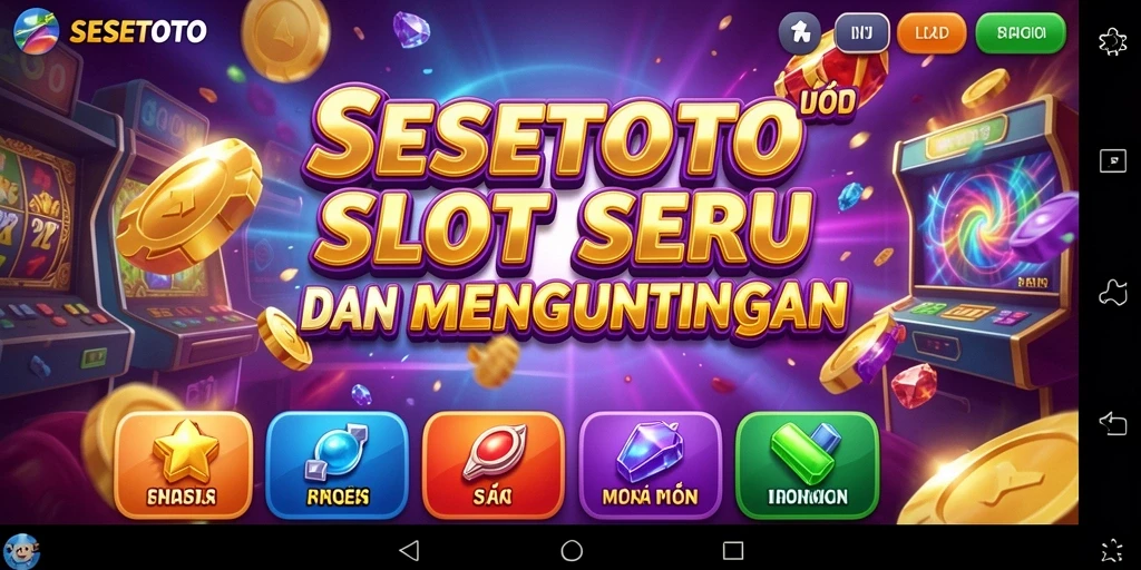 Screenshot gameplay SESETOTO menampilkan pengalaman Slot yang mendebarkan.